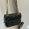 Sac de designer Femmes épaule miroir peinture sacs à rabat en or véritable cuir diamant treillis matelassé sacs à bandoulière en cuir de veau sacs à main portefeuille