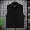 Men's Vests 2024 Autumn And Winter Faux Fur Two-Sided Wear Simple Stand Collar Vest