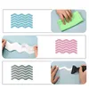 Bath Mats 6 Pcs S Shaped Anti Slip Strips Waterproof Safety Shower Stickers Self-Adhesive Non Tape For Bathtub Stairs Floor