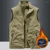 Men's Vests Thermal For Men Male Jackets Hunting Vest Mesh Plus Size Outerwear Sleeveless Jacket Denim Luxury Heated Large Clothing