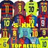 Camisas de futebol retrô baratas do Barcelona 92 95 96 97 98 99 100º clássico maillot de foot RIVALDO RONALDO GUARDIOLA RONALDINHO 05 06 08 09 10 11 14 15 17 XAVI MESSIS futebol