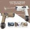 Gun Toys 2023 New Glock Electric Repeater Water Gun hela automatisk Gecko Water Gun Summer Spray Water Gun Toyl2403