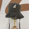 Kangolhoed Grote hoed Oogschaduwhoed Vissershoed Zomerzonbescherming Dezelfde stijl Koreaanse trendy wastafelhoed voor zowel mannen als vrouwen
