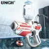 Pistola Giocattoli UNGH Pistola ad acqua elettrica automatica per bambini Spiaggia all'aperto ad alta pressione Piscina di grande capacità Giocattolo estivo per bambini Ragazzo YQ240307