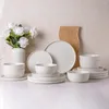 Plates Stoare Dinnerware Sets Of 6 And Bowls Set Highly Chip Crack Resistant | Round Dishes Service For (18pc)