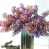 Fleurs lilas artificielles Real Touch, 2 pièces, flores artificielles pour décoration de mariage à domicile, arrangement de fausses fleurs, DIY, 240306
