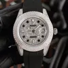 Orologio da uomo meccanico di marca Movimento automatico con diamanti 40 mm minerale Ultra Mirror Pit Scratch RLX
