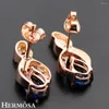 Pendientes de tuerca Hermosa diseño moderno 8 encanto joyería de boda moda mujeres niñas regalo