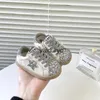 Sneakers Jurk Schoenen Meisjes Ster Kleine Vuile Kinder Zachte Zool Antislip Kleine Witte Lente en Herfst Baby ShoesH240307