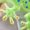 Fyllda djur 3D Gecko Toy Soft Filled Plush Animal Chameleon Lizard Doll Pillow Cushion Kid Boy Girl Gift WJ302 220217 240307