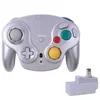 Mais novo ngc controladores de jogo sem fio gamepad joystick portátil para wii gamecube console com receptor 2.4g e caixa varejo dropshipping