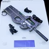 Gun Toys P90 Gun Modle Battlefield Toy Assembly Disassembly Assault Rifle Pendant Collectors Home Craft Decoration No Shooting yq240307