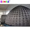 Hurtownia niestandardowa 10x10x4,5 MH (33x33x15ft) Czarny gigant nadmuchiwany namiot Igloo, namiot na zewnątrz Dome Dome/ Baldachim na sprzedaż na sprzedaż