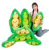 Mixtoy Whole 40cm pea pod doll toy store Gift big peas plush toy Valentine039s day sleeping pillow1447176