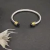 Pulsera de alambre Pulseras retorcidas Joyería de acero inoxidable para mujeres NEB Oro Plata Perla Cruz Brazalete Joyas Diseñadores Fiesta Regalo de boda