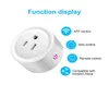 Mini-Smart-Switch-Steckdose, USEUUK-Stecker, Standard-WLAN, kabellose Sprachfernbedienung, Timing, dimmbarer Timer, kompatibel mit AlexaGoo8717627