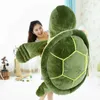 Animals Dorimytrader Jumbo Tortoise Stuffed Toys Doll Soft Giant Plush Animal Turtle Toy Pillow for Children Gift 59inch 150cm DY607225028 240307