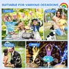 Sand Play Water Fun Automatic Bubble Machine Upgrade Bubble Blower With 2 Fans50000+ Bubbles Per Minute Bubbles For Kids Portable Bubble Maker