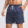 2024 Nieuwe surf- en herenbroek met losse print, casual strandbadende hete lenteshorts, zwembroek in Instagram-stijl