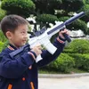 Gun Toys M416 Electric Water Gun Toys Pistol Shooting Lighting Automatic Summer Children Summer Beach Outdoor Fight Fantasy Toys For Kids YQ240307