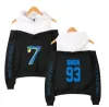 Sweatshirts New JIMIN JIN RM V Jhope Jung Kook Sweatshirts Women Fashion Offshoulder Hoodies Print Map of soul 7 Casual Pullovers Clothes