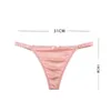 Calcinha feminina conforto doce cinto fino esportes cor sólida cuecas para menina cuecas de cetim lingerie feminina tanga arco