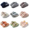 GAI LAYUE Cotton slippers women winter stay at home with thick soles anti slip and warm plush slippers 37136