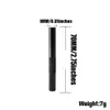 HONEYPUFF Pen Style 70MM Sniffer Aluminium Snuff Snorter Distributeur Métal Sunff Snorter Tube Fumée Pipe Accessoires pour Fumer pour Herbe Sèche