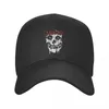 Baskar Misfits Skull Baseball Cap Vuxen Hip-Hop Trucker Worker Horror Halloween Hat Justerbar polyesterfiske tvättbar