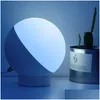 Luzes noturnas Brelong Smart App Controls Dimmable Night Light Ambiente adequado para quarto Kids Room Rgbwaddwarm Drop Delivery Lights L Dhbrw