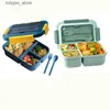 大人用のベントボックスベントボックス - スプーンフォーク付きの子供用のお子様用のランチボックス - 外出中の食事BPAフリーL240307に耐久性