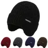 Bérets hiver polaire casquettes pour femmes hommes en plein air chaud solide Skuilles bonnets casquette épaisse Ski protecteurs d'oreille Bonnet unisexe décontracté