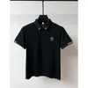 High-End-Marke Exquisite bedruckte Polo-Männer mit kurzen Ärmeln 2023 Sommer-Neues Revers-Paul-Hemd Lässiges und atmungsaktives T-Shirt