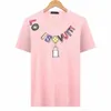 مصمم القمصان للرجال الكلاسيكية Cola Classic 24SS Summer Round Becn Badge Cotton T Shirt Mens Terts Tee Tee