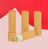 Tubes Push Up en papier Kraft pour baume à lèvres, rouge à lèvres vide, conteneurs cosmétiques dégradables, pâte déodorante solide, vente en gros juchiv