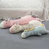 Plush Animals Giant Soft toy unicorn Stuffed Silver Horn Unicorn High Quality Sleeping Animal Bed Decor Cushion Throw Pillow 230620 240307