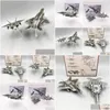 Flygplan Modle WLTK Die-Casting Metal Toy 1/100 Scale Model Lockheed F-22 F22 Raptor Fighter US Air Force 230706 Drop Delivery DHTGB