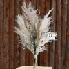 Fleurs décoratives séchées Pampas Grass Bouquet Arrangement de fleurs de mariageVéritable eucalyptus naturel Boho maison salon décor de Noël