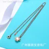 Designer T necklace t Home X-shaped 4-diamond Necklace Female Cross Band Diamond Pendant Clavicle Chain Same Jewelry