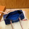 Mulheres ombro crossbody sacos designer denim azul bolsas mini bolsa composta hobo meia lua croissant bolsa de luxo senhoras totes