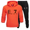 Mens tracksuit street reflective pants high quality pressed letters top sportswear male hoodies Couple clothing male womens sweater size s-3xL