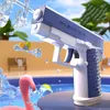 Kids Mini Manual Water Gun Summer Swimming Water Super Soaker Toys Continuous Shooting Automatic Recoil Spray Water Long Range Outdoor Recreation DHL