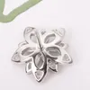 Stud Earrings 2024 Trend Top Quality Sale Gift For Anniversary Europe Luxury Women Lotus Flowers Ear Pin