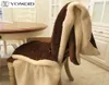 Yomdid inverno lã cobertor furão cashmere cobertores quentes velo super quente macio lance no sofá cama capa quadrada cobija lj203644186
