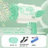 Sand Play Water Fun Supper 80 Holes Bazooka Bubble Gun Electric Bubble Machine Outdoor Wedding Bubble Soap Bubbles For Children Pistola De Burbujas