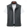 Men's Vests Outdoor Multi Pack Work Clothes Customized Stock Casual Waterproof Vest