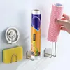 Küche Lagerung Waschbecken Wand Hängen Edelstahl Zubehör Abfluss Trocknen Rack Schwämme Halter Organizer