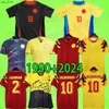 Camisas de futebol 2024 camisas de futebol clássico comemorar coleção antiga camisa de futebol vintage T Escobar Guerrero FALCAO ColumbiaH240307