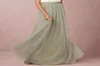 Мятная мягкая тюлевая свадебная юбка-юбка длиной 47 дюймов, длинные свадебные аксессуары, тюлевая юбка на заказ, кринолин для девочек, свадебное платье Dres1711559