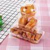 Take Out Containers 60 Pcs Cake Box Pastry Packing Boxes Dessert Plastic Transparent Case